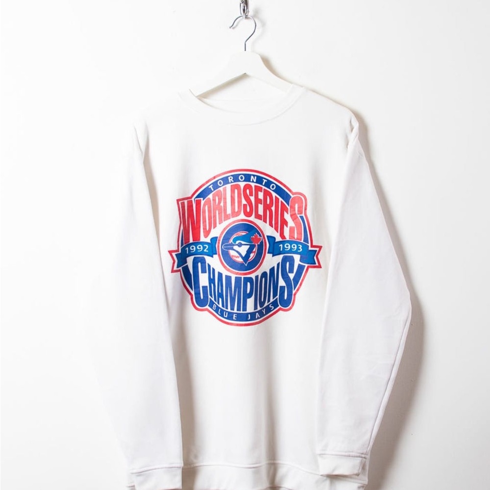 Vintage 1993 Toronto Blue Jays World Series Champions Crewneck Sweatshirt (XL)